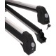 Tetőre szerelhető sí-, snowboard- és wakeboard-tartó zárral ROOF SKI, 76 cm, teherbírás 35 kg