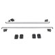 Alumínium keresztmerevítő zárral ROOF RACK FIX PRO, 120 cm, teherbírás 90 kg