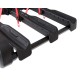 Vonóhorogra szerelhető kerékpártartó E-BIKE 3 PREMIUM - 3 elektromos kerékpár, teherbírás 60 kg, öss