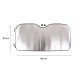 Napellenző az autó első szélvédőjére CAR SUNSHADE 5, 130 x 60 cm