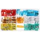 Késes autóbiztosíték-készlet MECHANIC FUSE SET 1, 5-30A, 120 db