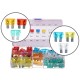 Késes autóbiztosíték-készlet MECHANIC FUSE SET 1, 5-30A, 120 db