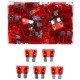 Lapos autóbiztosíték készlet MECHANIC FUSE SET 10A, 100 db