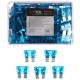Lapos autóbiztosíték készlet MECHANIC FUSE SET 15A, 100 db