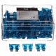 Lapos autóbiztosíték készlet MECHANIC FUSE SET 15A, 100 db