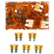 Lapos autóbiztosíték készlet MECHANIC FUSE SET 5A, 100 db