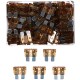 Késes autóbiztosíték-készlet MECHANIC FUSE SET 7,5A, 100ks