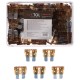 Késes autóbiztosíték-készlet MECHANIC FUSE SET 7,5A, 100ks