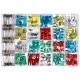 Késes és üveg autóbiztosíték-készlet MECHANIC FUSE SET 215