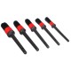 Puha precíziós ecsetkészlet autó tisztításához CAR DETAILING BRUSH 5 SOFT, 5 db