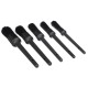 Kemény precíziós ecsetkészlet autó tisztításához CAR DETAILING BRUSH 5 HARD, 5 db