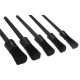 Kemény precíziós ecsetkészlet autó tisztításához CAR DETAILING BRUSH 5 HARD, 5 db