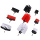 Fúróra szerelhető kefekészlet autó tisztításához CAR DETAILING DRILL BRUSH 9, 9 db