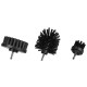 Fúróhoz való autótisztító kefe készlet CAR DETAILING DRILL BRUSH 3 HARD, 3 db