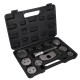 Fékmunkahenger visszanyomó készlet MECHANIC BRAKE SET BLACK 12, 12 részes
