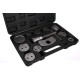 Fékmunkahenger visszanyomó készlet MECHANIC BRAKE SET BLACK 12, 12 részes