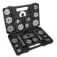 Fékmunkahenger visszanyomó készlet MECHANIC BRAKE SET BLACK 22, 22 részes