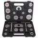 Fékmunkahenger visszanyomó készlet MECHANIC BRAKE SET BLACK 22, 22 részes