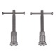 Fékmunkahenger visszanyomó készlet MECHANIC BRAKE SET BLACK 22, 22 részes