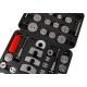 Fékdugattyú-visszanyomó MECHANIC BRAKE SET BLACK 35, 35 darabos készlet