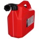 Műanyag kanna MECHANIC FUEL CANISTER RED 5L, piros