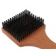 Lapos kefe a kerékpár gumiabroncsának tisztításához CAR DETAILING WOOD BRUSH 4