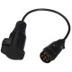 Vontatóaljzat kábelátalakító TRAILER CABLE 1, 7-13 tű, 50 cm