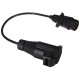 Vontatóaljzat kábelátalakító TRAILER CABLE 1, 7-13 tű, 50 cm