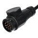 Hosszabbító 13 tűs kábel - aljzat + dugó TRAILER CABLE 8, 12V, 5m