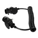 Spirál összekötő EBS kábel 7 pólusú TRAILER CABLE 14, 24V, 3,5 m