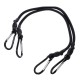 Gumi rögzítő pántok/gumipántok CARGO CORD CARABINER 50, 50 cm, 2 db