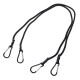 Gumi rögzítő pántok/gumipántok CARGO CORD CARABINER 100, 100 cm, 2 db