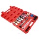 Üzemanyag- és klímarendszer csatlakozó-leszedő készlet MECHANIC AC SET 1, 22 db