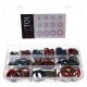 Gumiperemes hidraulikus tömítőkészlet MECHANIC RING SET 4, 245 db