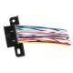 OBD-II aljzat 16 tűvel, lezárva 10 cm-es összekötő kábelekkel MECHANIC CABLE 25