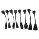 Teljes OBD-II redukció készlet teherautókhoz MECHANIC CABLE SET 2, 8 db