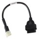OBD-II átalakító 6-tűs Kawasaki motorkerékpárhoz MECHANIC CABLE 17