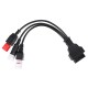 OBD-II 3-tűs/4-tűs/6-tűs adapter Yamaha és Honda motorkerékpárokhoz MECHANIC CABLE 23