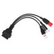 OBD-II 3-tűs/4-tűs/6-tűs adapter Yamaha és Honda motorkerékpárokhoz MECHANIC CABLE 23