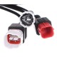 OBD-II 3-tűs/4-tűs/6-tűs adapter Yamaha és Honda motorkerékpárokhoz MECHANIC CABLE 23