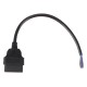 OBD-II hosszabbítókábel aljzattal, 16 tűs, 30 cm-es kábelekkel, MECHANIC CABLE 27