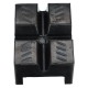 Gumi alátét az összecsukható MECHANIC CAR STAND autóbakhoz, 83×62×40 mm