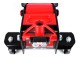 Nagy teherbírású alacsony profilú görgős hidraulikus emelő, pedállal SX JACK PEDAL 3T BLACK