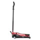 Nagy teherbírású alacsony profilú görgős hidraulikus emelő, pedállal SX JACK PEDAL 3T BLACK