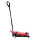 Nagy teherbírású alacsony profilú görgős hidraulikus emelő, pedállal SX JACK PEDAL 3T BLACK