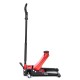 Nagy teherbírású alacsony profilú görgős hidraulikus emelő, pedállal SX JACK PEDAL 3T BLACK