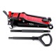 Nagy teherbírású alacsony profilú görgős hidraulikus emelő, pedállal SX JACK PEDAL 4T BLACK