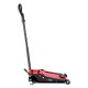 Nagy teherbírású alacsony profilú görgős hidraulikus emelő, pedállal SX JACK PEDAL 4T BLACK