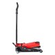 Nagy teherbírású alacsony profilú görgős hidraulikus emelő, pedállal SX JACK PEDAL 4T BLACK