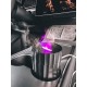 Aroma diffúzor Car Flame autóba fekete 100 ml, USB-C, pohártartóba illeszkedő